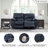 Olara 87'' Upholstered Power Reclining Loveseat