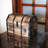 Faux Leather Accent Trunk