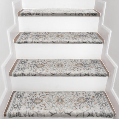 Non Slip Stair Treads，15Pack Non-Slip Carpet Mat Indoor Stair Runners for Wooden Steps (Set Of 15)