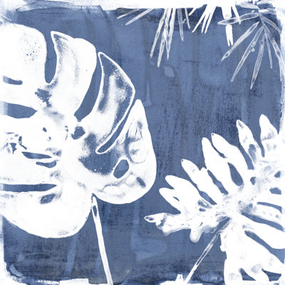 Impressions tropicales indigo I