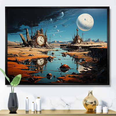 The Persistence of Dali Surreal  V - Surrealism Landscape Wall Art