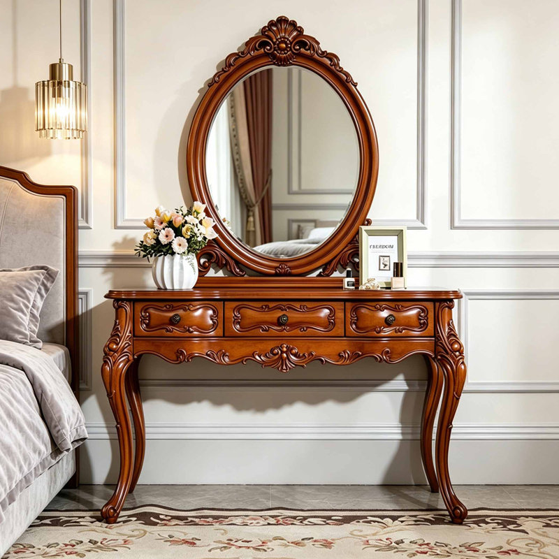 Coiffeuse d'intérieur luxueuse de style européen