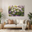 «Botanical Crocuses», art mural en métal gris-359338045