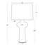 Sabina Ceramic Table Lamp