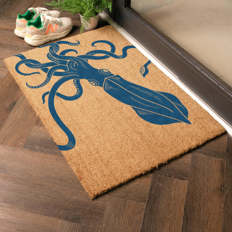 Dayanara Non-Slip Outdoor Doormat, Rectangle 90 x 60 cm