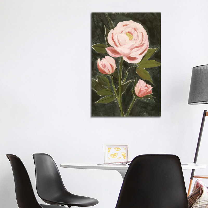 Vintage Peonies II - Wrapped Canvas Print, 101.6 cm H x 66.04 cm W x 1.91 cm D
