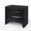 Table de chevet 1pc avec deux tiroirs de rangement et un plateau de lit escamotable