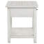 Ensemble de tables basses 2 pièces et 1 tiroir Castleton White (table basse incluse seulement)