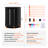 VEVOR Weather Resistant Plastic Dual Overflow Rain Barrel with Diverter Kit-88600140