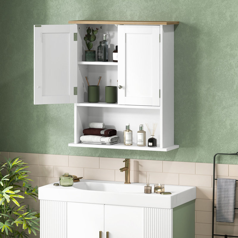 Armoire moderne en MDF peu encombrante pour une salle de bain élégante