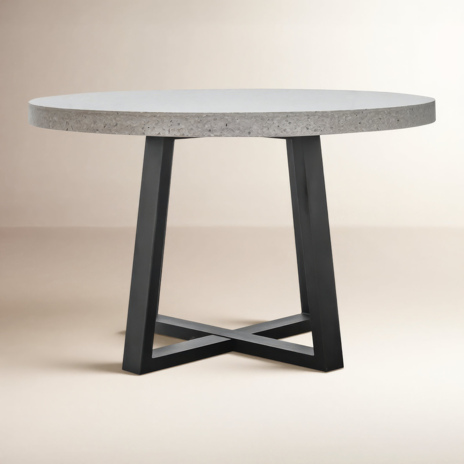 Sherril 47" Dining Table, Light Gray