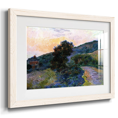 Sunset at Giverny, 1886, reproduction d'art sur papier