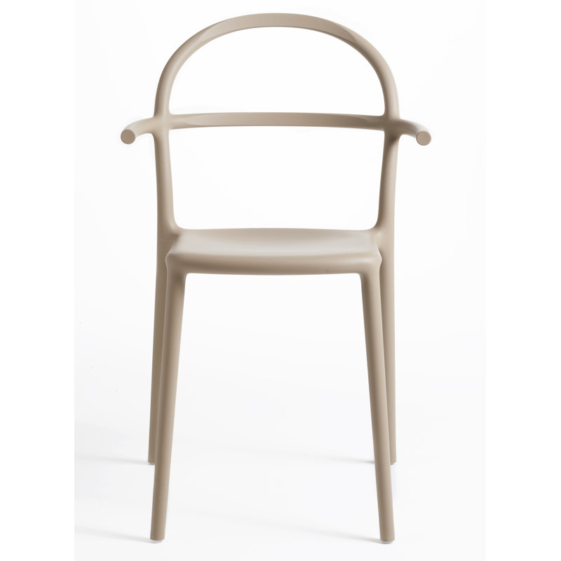 Generic C Arm Chair, Taupe