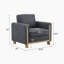Fauteuil rembourré en tissu Harmonia-1224191834