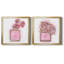 Golden Perfume I - ensemble de 2 reproductions d'art sur toile-1399994895-1399994893
