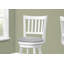 Tabouret de bar, ensemble de 2, pivotant, hauteur de bar, bois blanc, aspect cuir gris, transitionnel