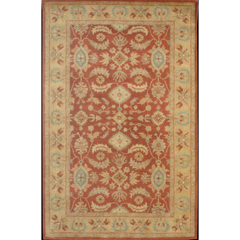 Mirfield Wool Oriental Indoor Rug, Rectangle 3'6" x 5'6"