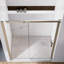 Shower Door, Aluminum Sliding Glass Shower Door With Durable Stainless Steel Hardware