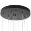 Ismari 5 - Light Black LED Geometric Pendant