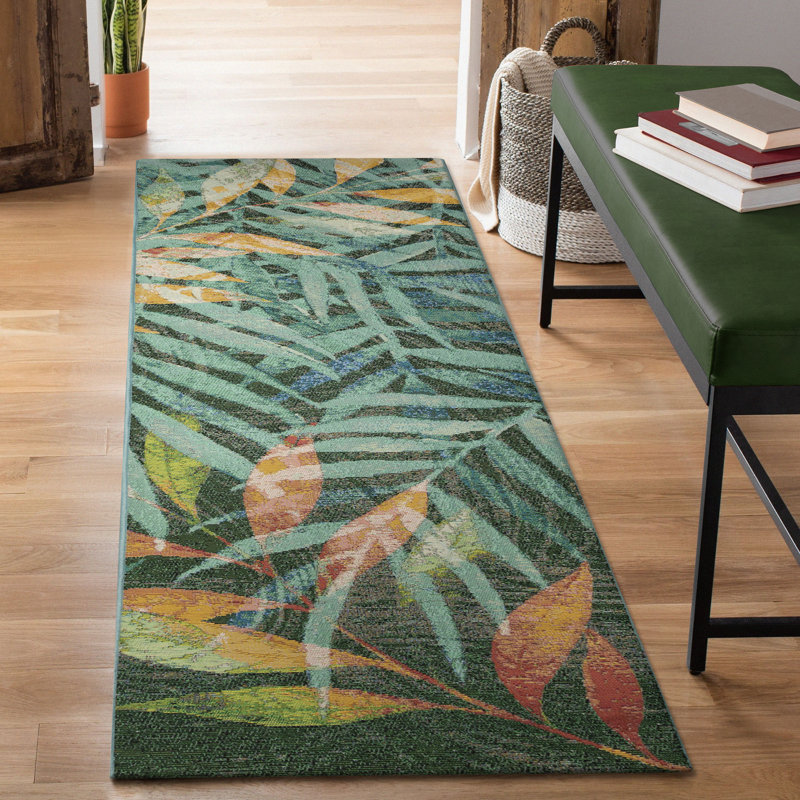 Kenilworth Performance Floral Indoor / Outdoor Rug, Runner 1'11" x 7'6"