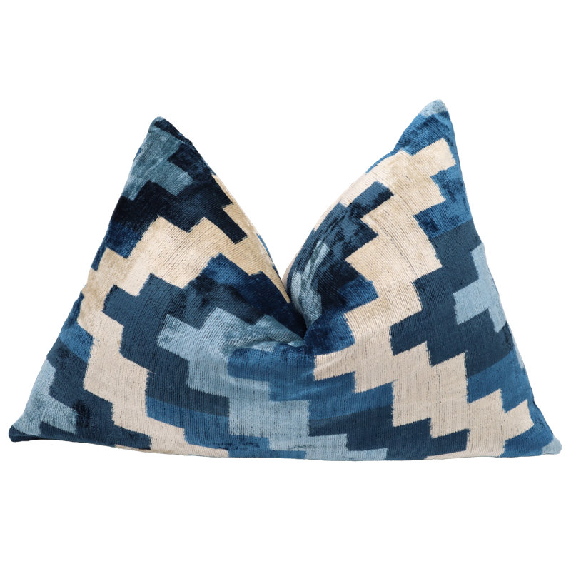 Lumbar Pillow Cover & Insert, Blue