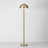 2-Light Matte Brass Floor Lamp, Double On/Off Pull Chain