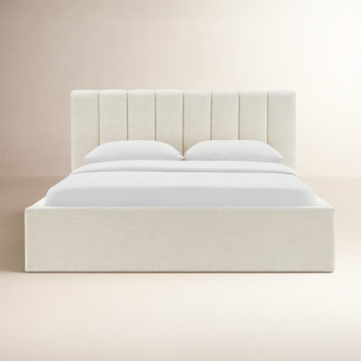 Delmar Linen Upholstered Bed