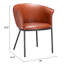 Chaise avec accoudoirs en polyuréthane Garston-388781368