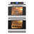 30-Inch Electric 5 Cu.Ft. Premium Double Wall Quiet, Rapid Convection, 7 Cook and Baking Modes, Dual Large Capacity Ovens, Stainless-Steel Unit, Self-Cleaning, Silver