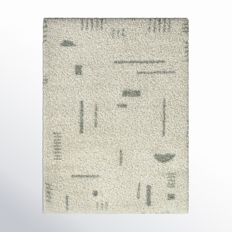 Morin Geometric Shag Area Rug