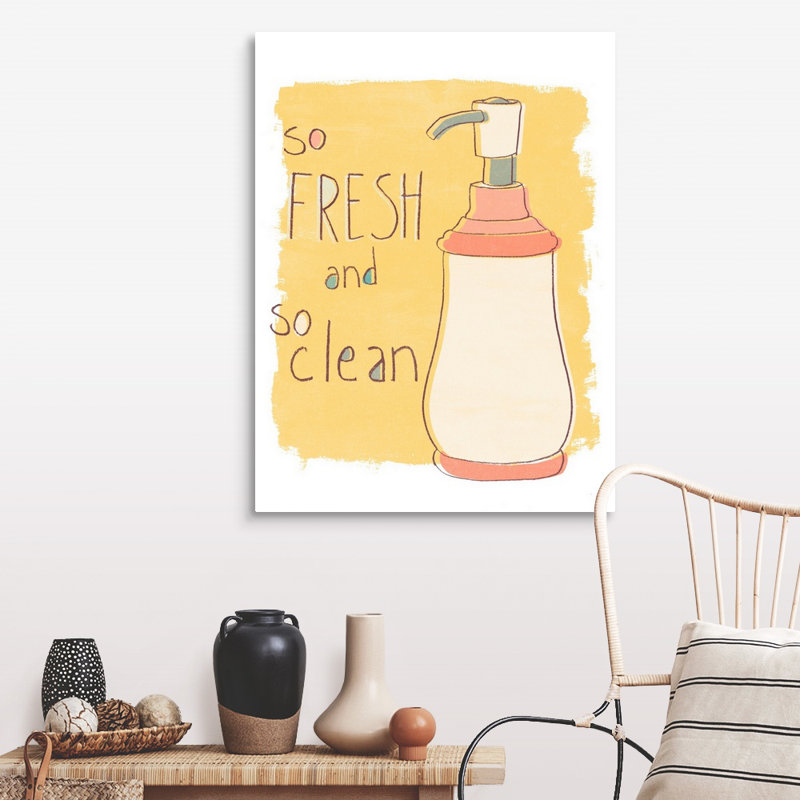 Potty Pun II - reproduction d'art sur toile, H 40 po x l 30 po x P 1,25 po, Toile tendue