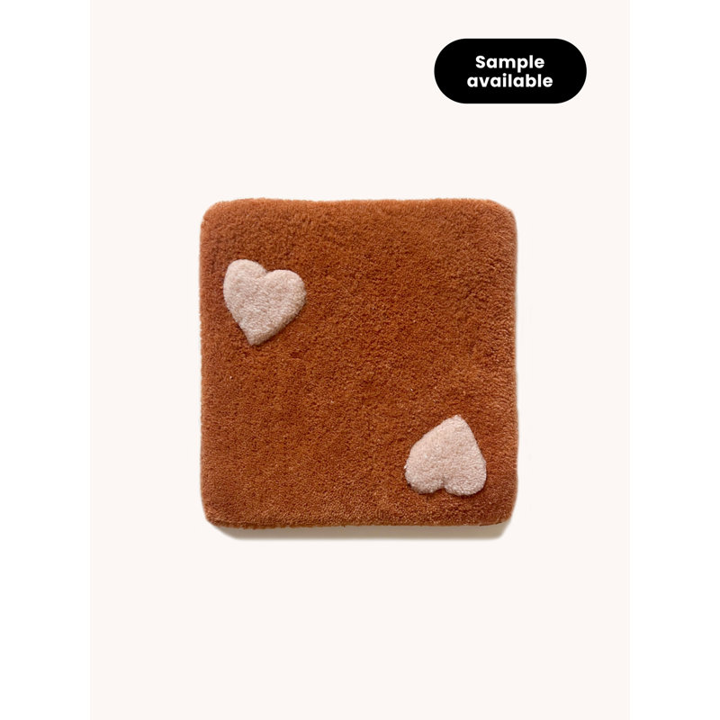 Rug Hearts, Rectangle 6'6.74" x 9'10.11"
