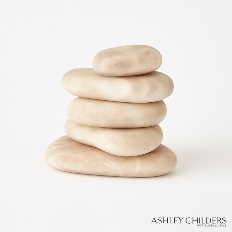S/5 River Rocks, Beige
