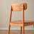 Burlywood Solid back side Chair(Set of 2)