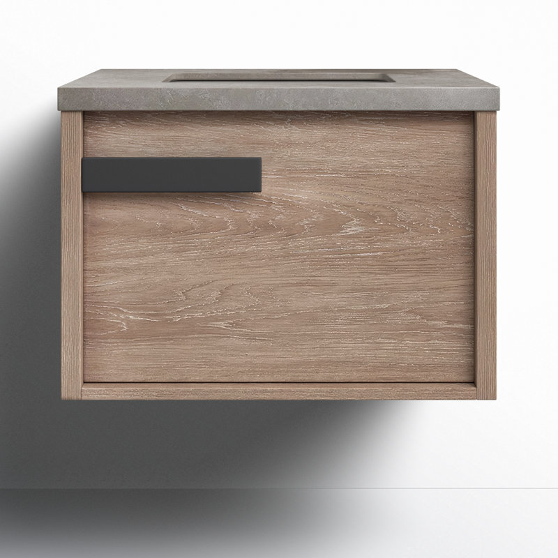 30'' Single Bathroom Vanity with Solid Surface Top