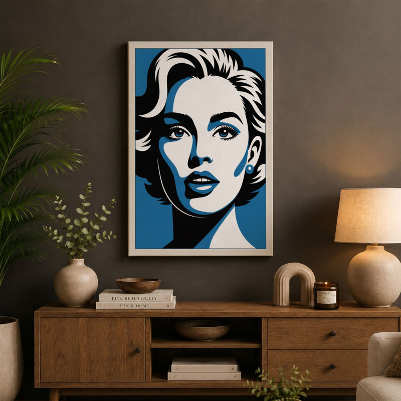 Print, 18x12 - 45.7 x 30.5 cm, Teal Border
