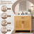 36'' Single Bathroom Vanity with Ceramic Top-810368375