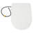 Non-Electric Bidet Toilet Seat Fits Elongated Toilets Dual Nozzle System Bidet with Easy Installation