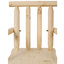 Rustic Bar Stool - Fir Wood Construction-583867440