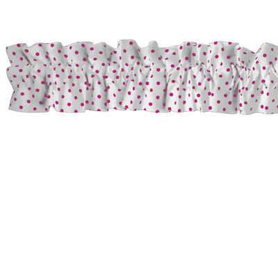 Cantonnière sur mesure en mélange de coton à pois
