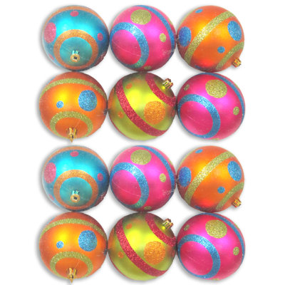 Ensemble d'ornement boule 12 pièces
