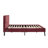 Alma Queen Size Upholstered Bed Frame 63.1 x 86.5 Modern Boho USB A C Power Storage Pockets Velvet-2071764914-2071764919