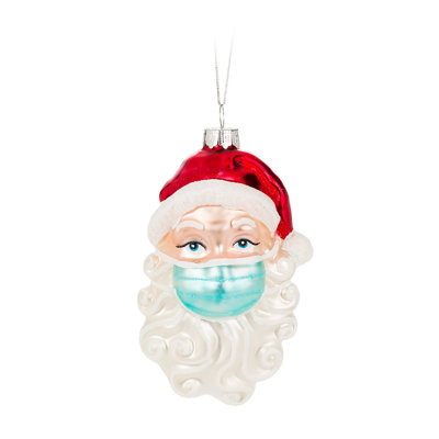 4'' Glass Hanging Figurine Ornament