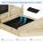 Outsunny x Solid Wood Sandbox with Cover