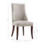 Ensemble de 2 chaises de salle à manger gris clair