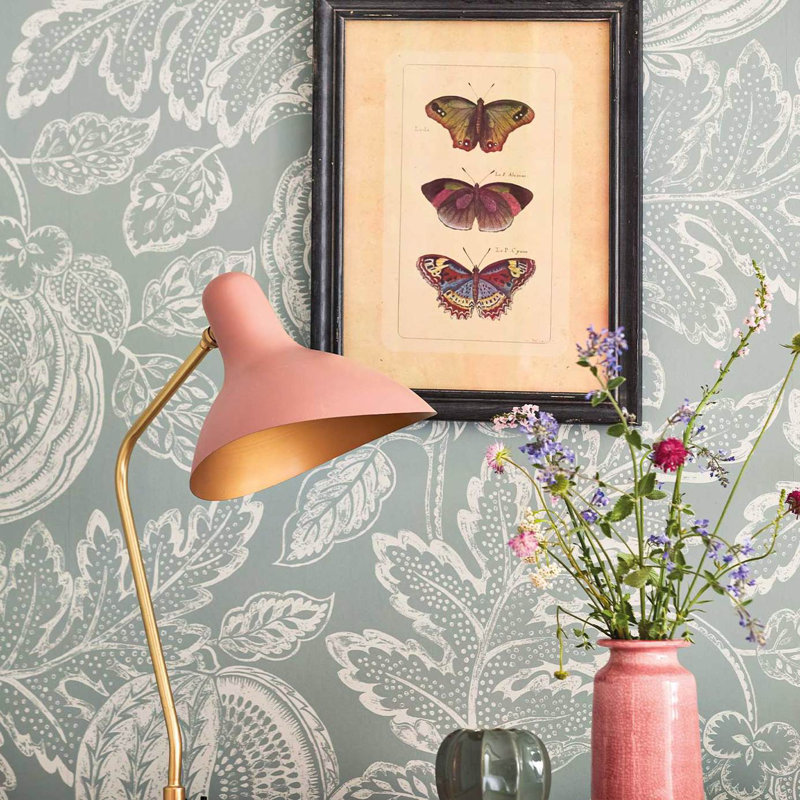 Cantaloupe Wallpaper, English Gray