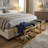 Ellington Faux Leather Ottoman