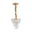 Crystal Semi Flush Mount
