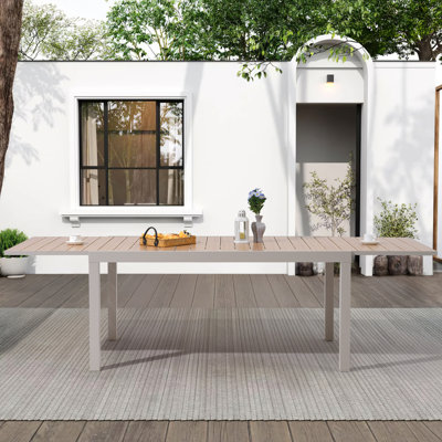 Table d'extérieur en aluminium
