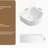 Rectangle Vessel Sinks For Bathrooms Modern Small Bathroom Sinks Above Counter Vessel Sink Ceramic Sink Bowl Wash Basin Sink Glossy White